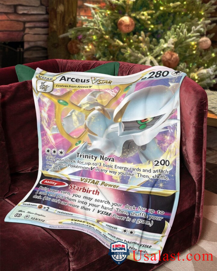 Pokemon-Arceus-V-Star-Brilliant-Stars-Blanket-1