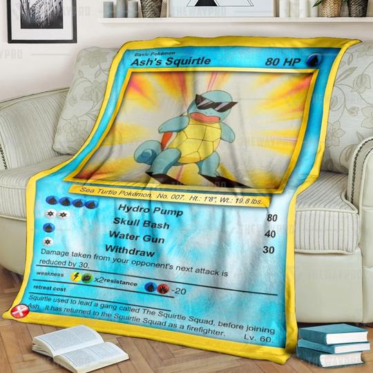 Pokemon-AshS-Squirtle-Soft-Blanket-3