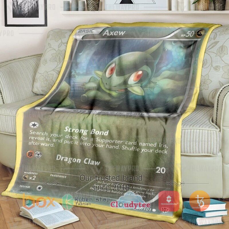 Pokemon Axew Blanket 2 Pokemon Axew Blanket 2