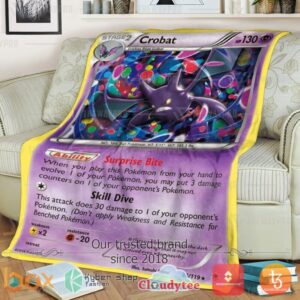Pokemon Basic Crobat Blanket 2