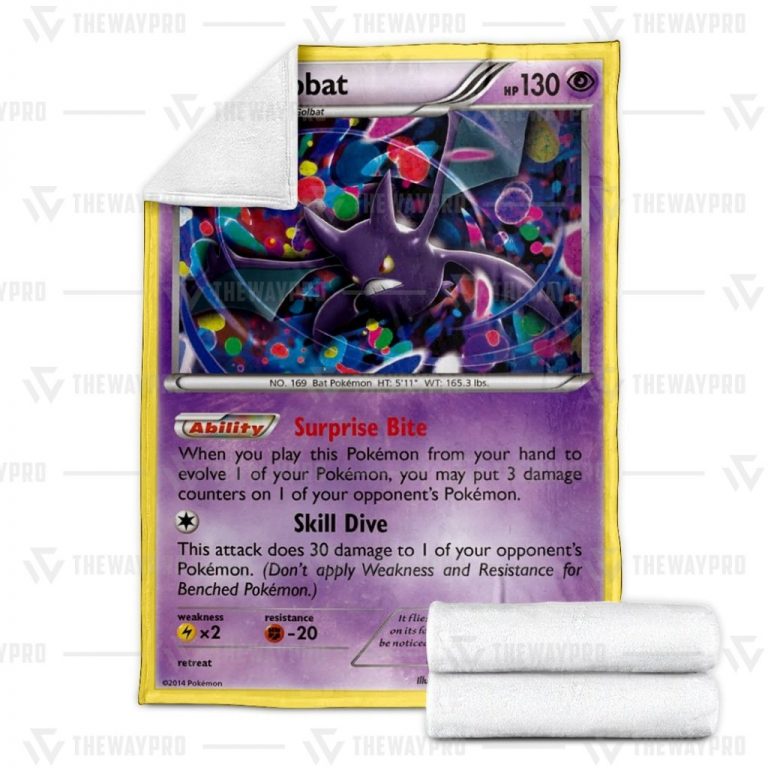 Pokemon-Basic-Crobat-Soft-Blanket-1