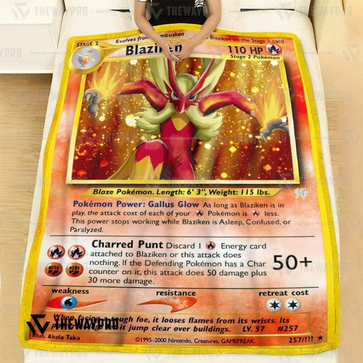 Pokemon-Blaziken-Bedding-Set-And-Quilt-Blanket-1