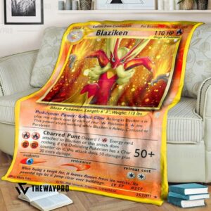 Pokemon Blaziken Bedding Set And Quilt Blanket