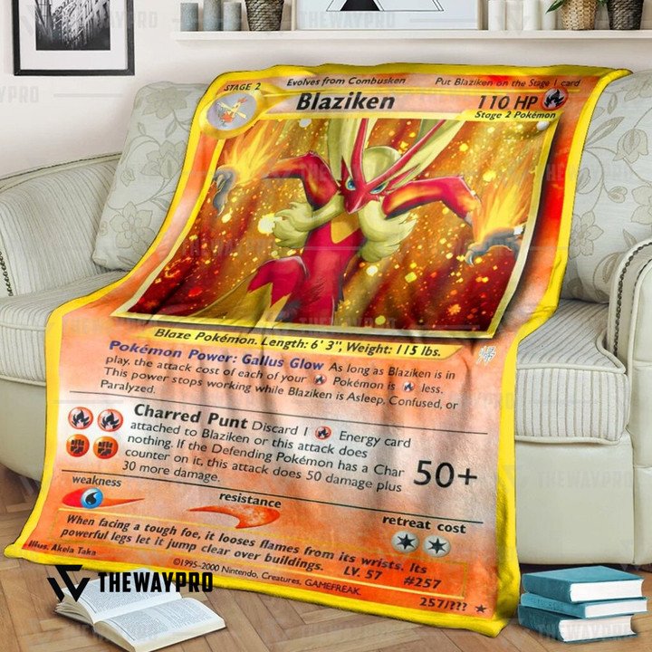 Pokemon Blaziken Bedding Set And Quilt Blanket Pokemon Blaziken Bedding Set And Quilt Blanket