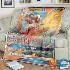 Pokemon Blaziken Gx Blanket 2