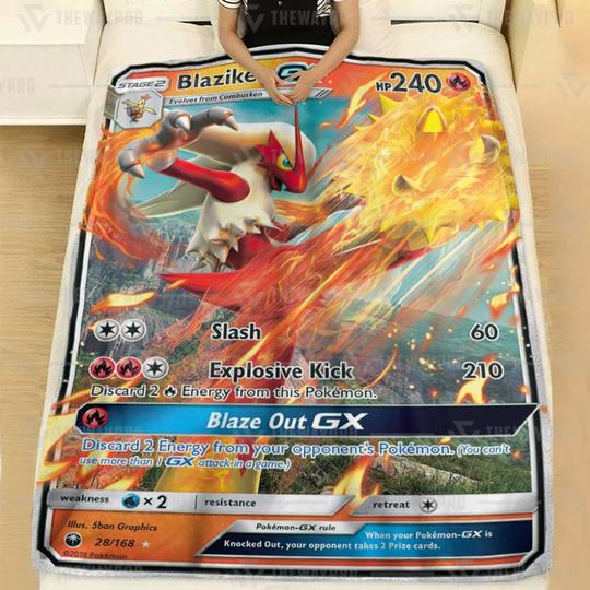 Pokemon-Blaziken-Gx-Soft-Blanket-2