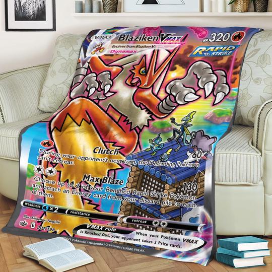 Pokemon-Blaziken-Vmax-Chilling-Reign-Blanket-3