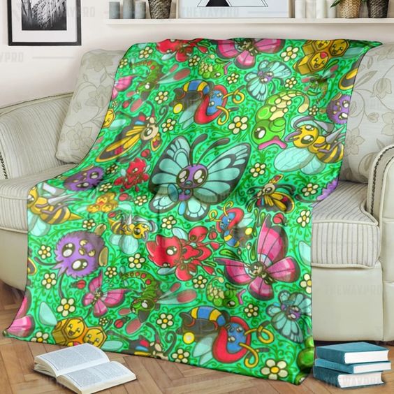 Pokemon-Bug-Soft-Blanket-1