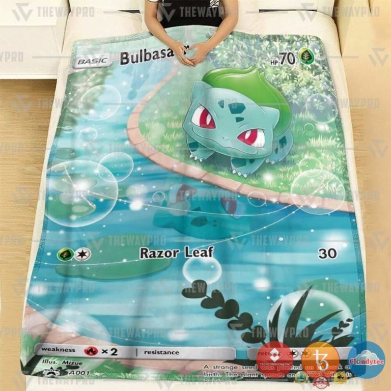 Pokemon-Bulbasaur-Blanket-1