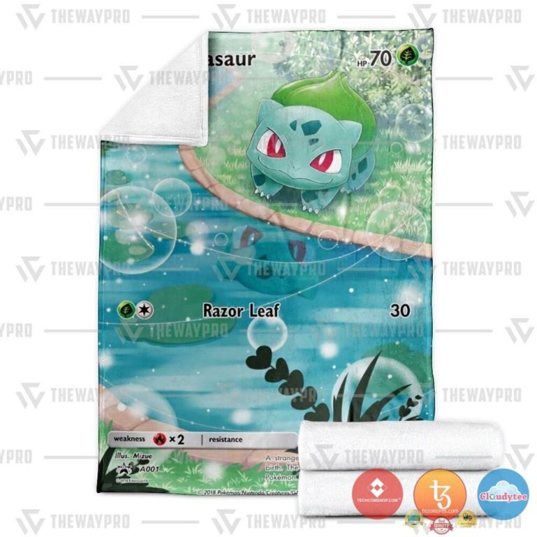 Pokemon-Bulbasaur-Blanket-2