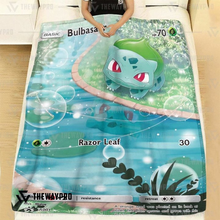 Pokemon-Bulbasaur-Custom-Bedding-Set-And-Quilt-Blanket-1