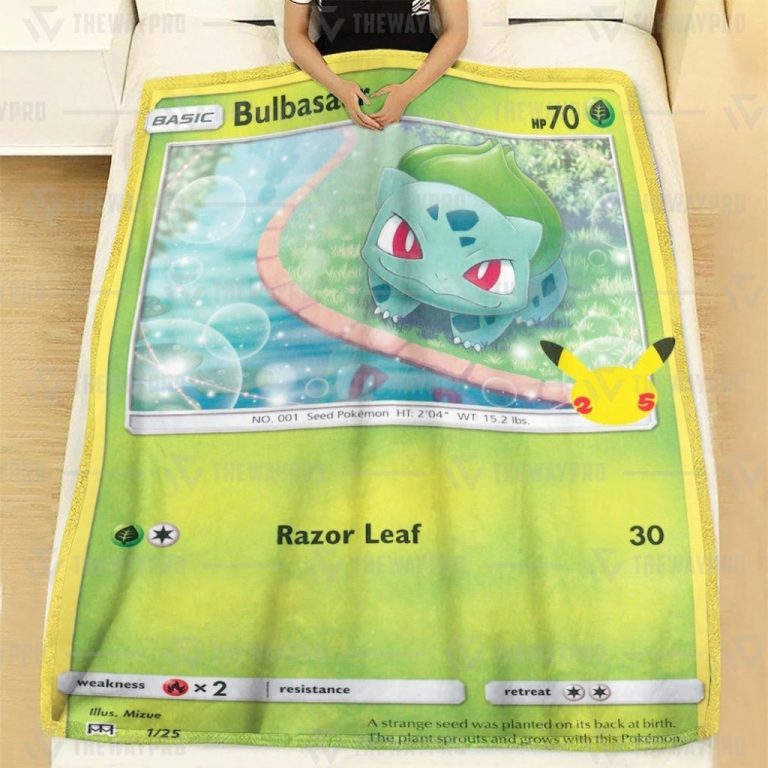 Pokemon-Bulbasaur-McdonaldS-Collection-2021-Blanket-1