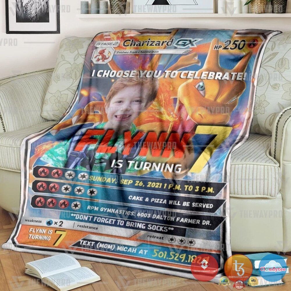 Pokemon Card Blanket Pokemon Card Blanket