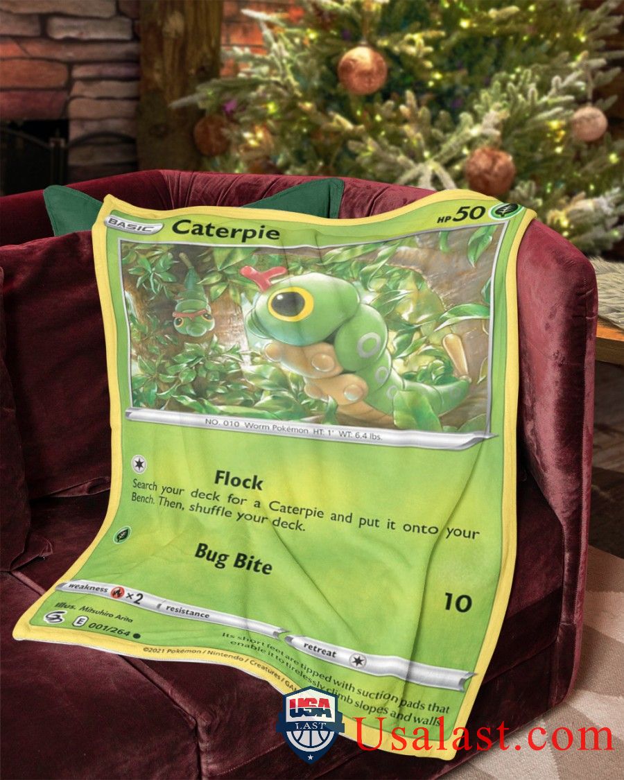 Pokemon-Caterpie-Fusion-Strike-Blanket-1