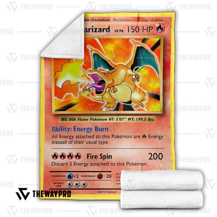 Pokemon-Charizard-Evolutions-Bedding-Set-And-Quilt-Blanket-2