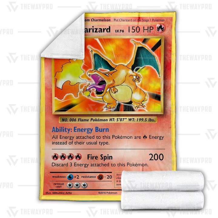 Pokemon-Charizard-Evolutions-Blanket-1
