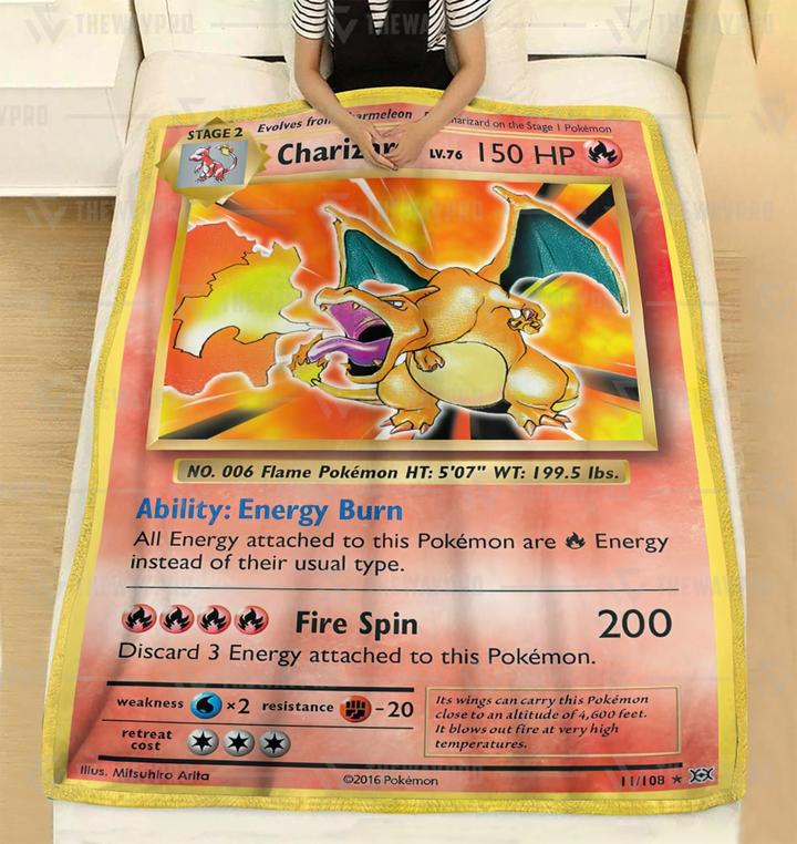 Pokemon-Charizard-Evolutions-Blanket-3