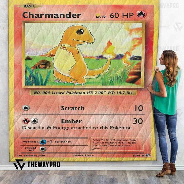 Pokemon Charmander Bedding Set And Quilt Blanket Pokemon Charmander Bedding Set And Quilt Blanket