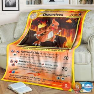 Pokemon Charmeleon Blanket