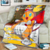 Pokemon Christmas Raichu Full Print Soft Blanket