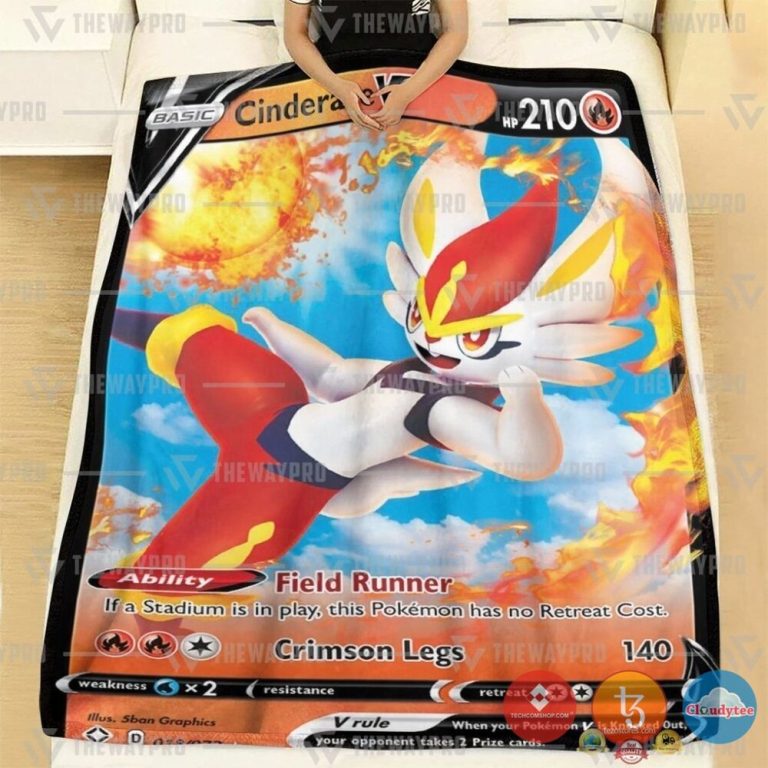 Pokemon-Cinderace-V-Shining-Fates-Blanket-1-1