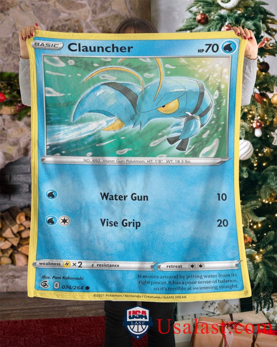 Pokemon Clauncher Fusion Strike Blanket Pokemon Clauncher Fusion Strike Blanket