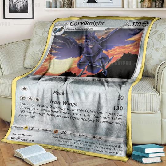 Pokemon-Corviknight-Soft-Blanket-2