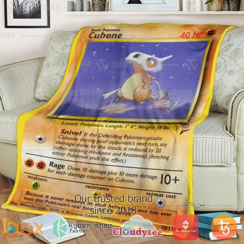 Pokemon Cubone Blanket 3 Pokemon Cubone Blanket 3