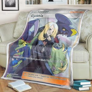 Pokemon Cynthia Trainer Blanket