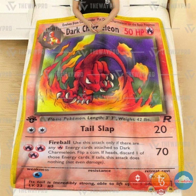 Pokemon-Dark-Charmeleon-Blanket-1