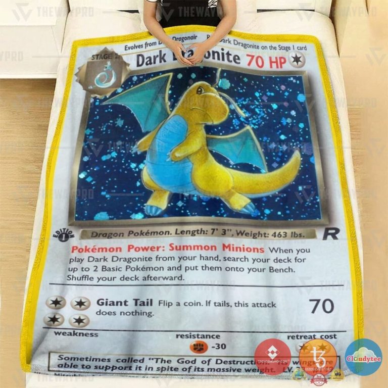 Pokemon-Dark-Dragonite-1St-Edition-Blanket-1
