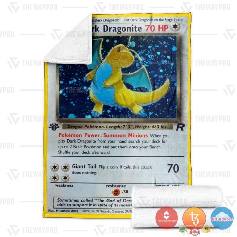 Pokemon-Dark-Dragonite-1St-Edition-Blanket-2