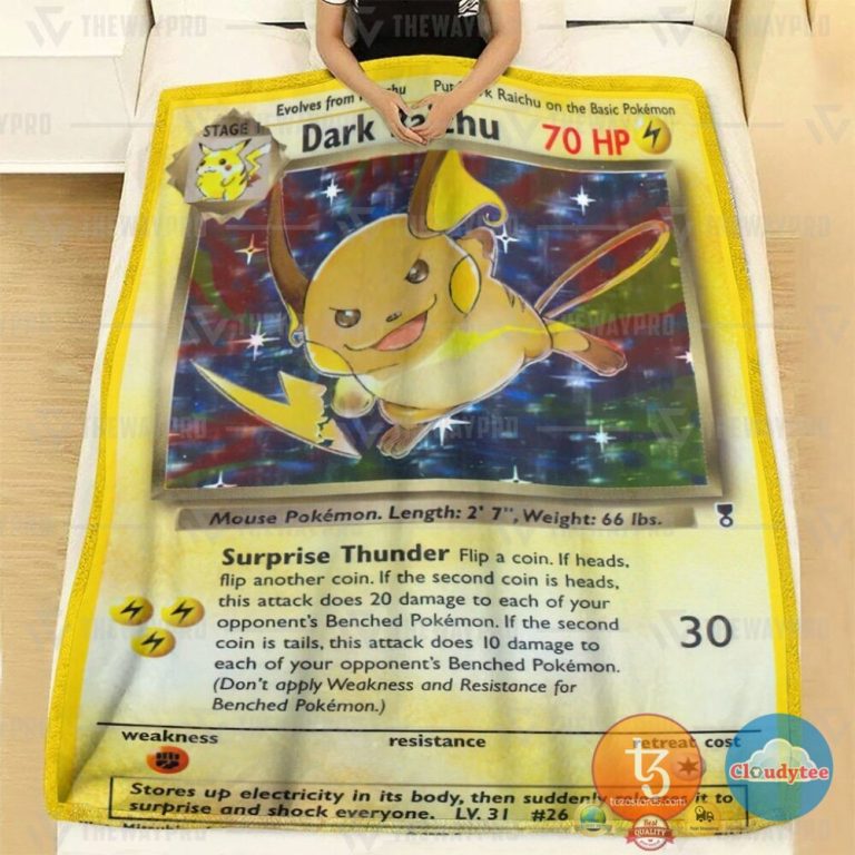 Pokemon-Dark-Raichu-Legendary-Collection-Blanket-1