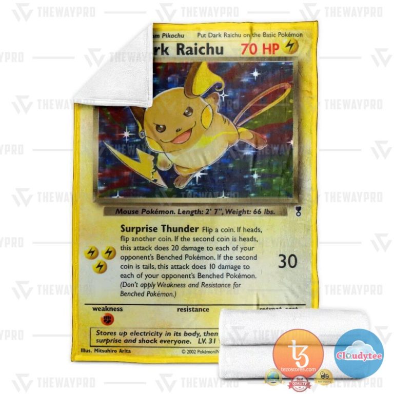 Pokemon-Dark-Raichu-Legendary-Collection-Blanket-2