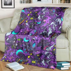 Pokemon Dark Soft Blanket