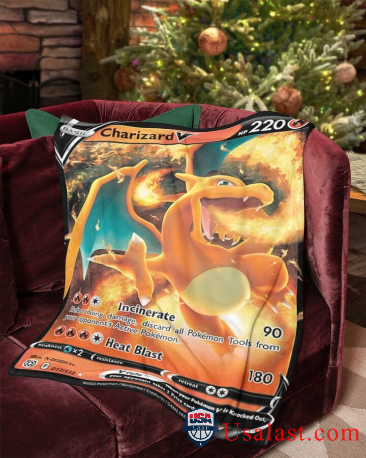 Pokemon-Darkness-Ablaze-Charizard-V-Blanket-1