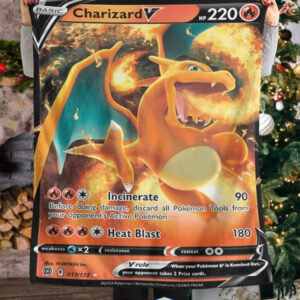Pokemon Darkness Ablaze Charizard V Blanket