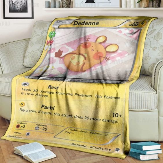Pokemon-Dedenne-Generations-Soft-Blanket-1