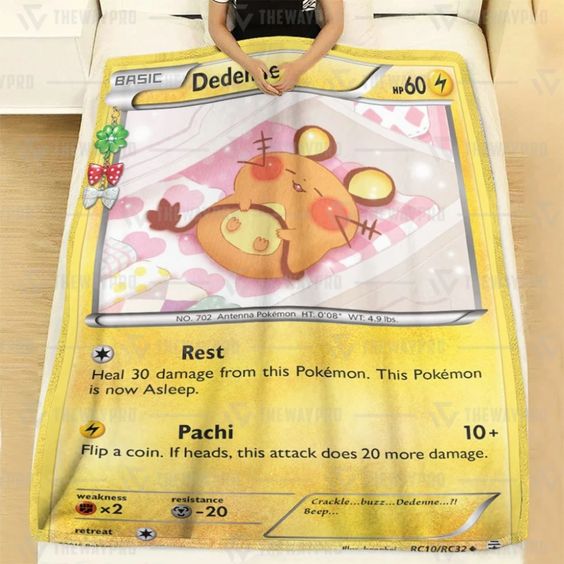 Pokemon-Dedenne-Generations-Soft-Blanket-2