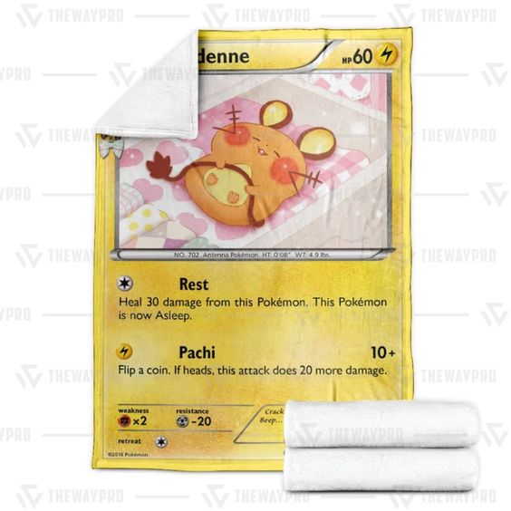 Pokemon Dedenne Generations Soft Blanket Pokemon Dedenne Generations Soft Blanket