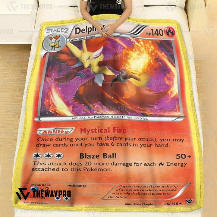 Pokemon-Delphox-Xy-Bedding-Set-And-Quilt-Blanket-1