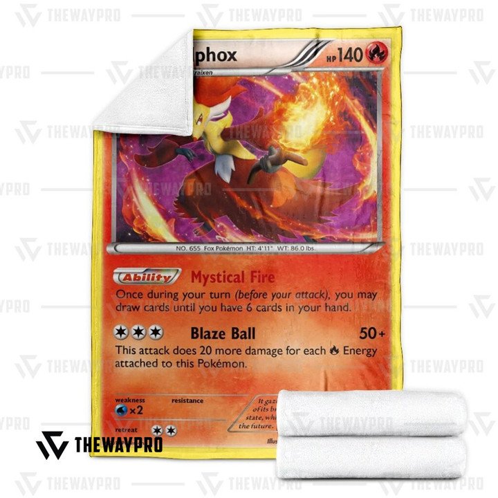Pokemon-Delphox-Xy-Bedding-Set-And-Quilt-Blanket-2