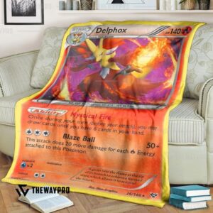 Pokemon Delphox Xy Bedding Set And Quilt Blanket