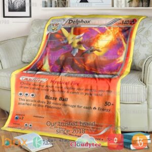 Pokemon Delphox Xy Blanket 2