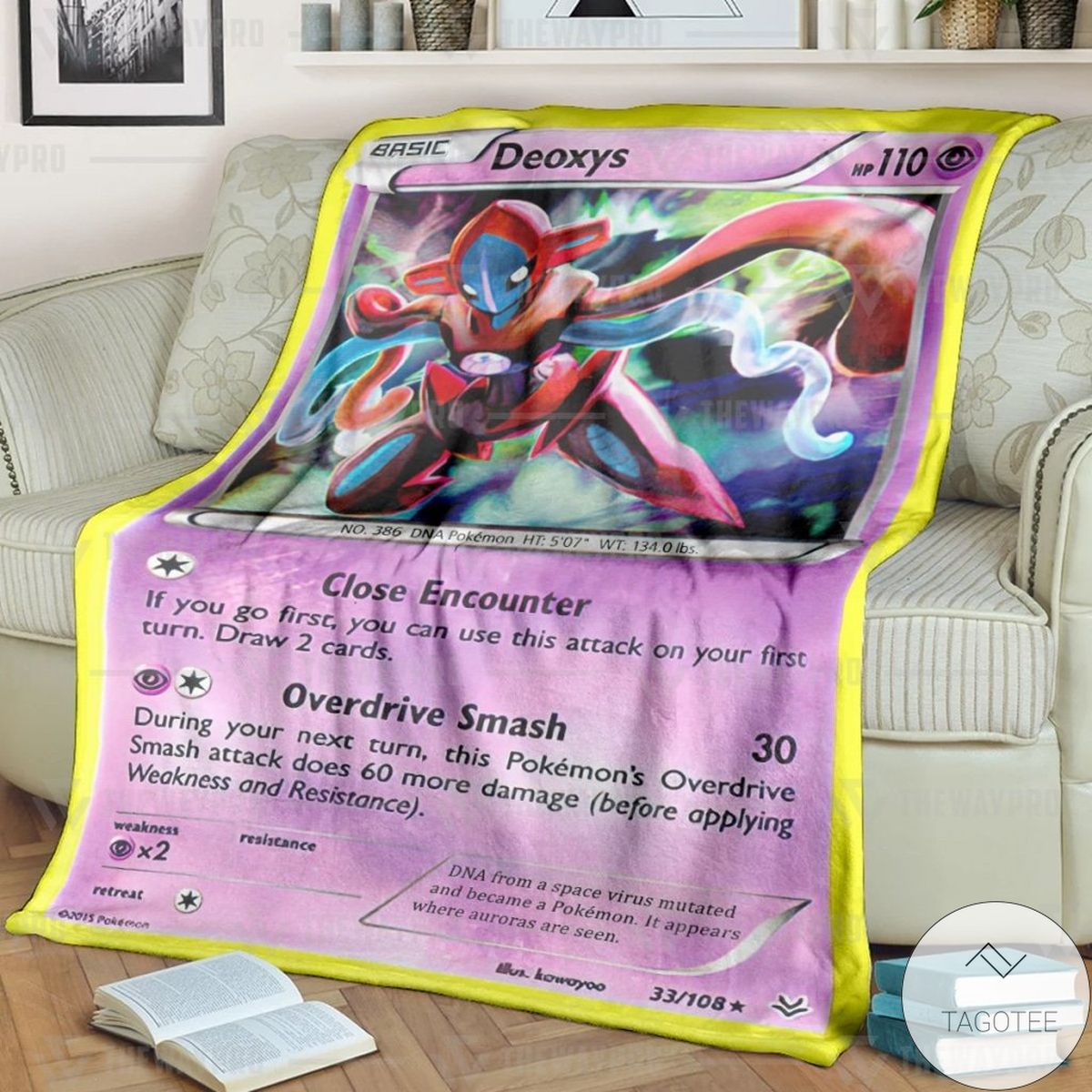 Pokemon Deoxys Cosplay Custom Blanket Pokemon Deoxys Cosplay Custom Blanket