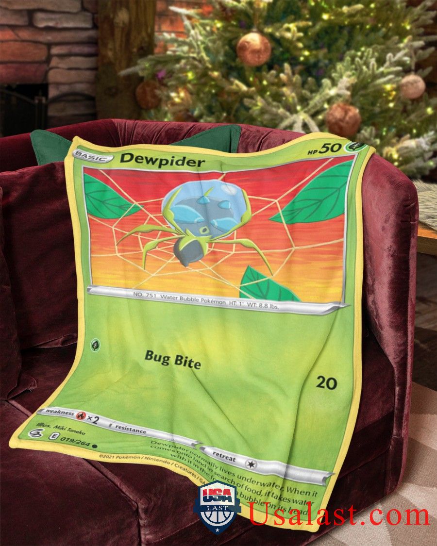 Pokemon-Dewpider-Fusion-Strike-Blanket-1