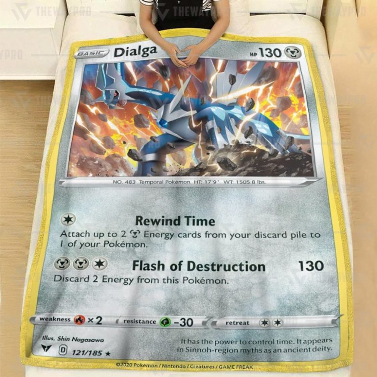 Pokemon-Dialga-Vivid-Voltage-Blanket-1