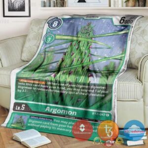 Pokemon Digimon Argomon Soft Blanket