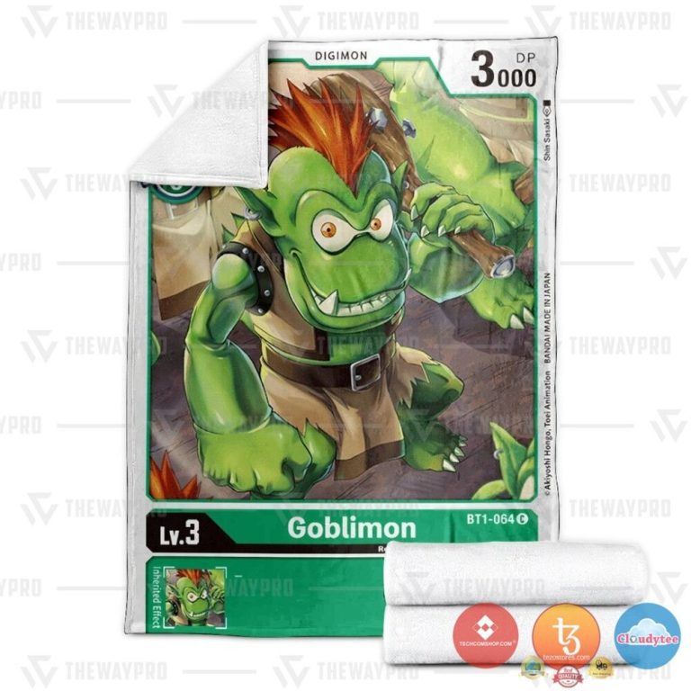 Pokemon-Digimon-Goblimon-Soft-Blanket-2