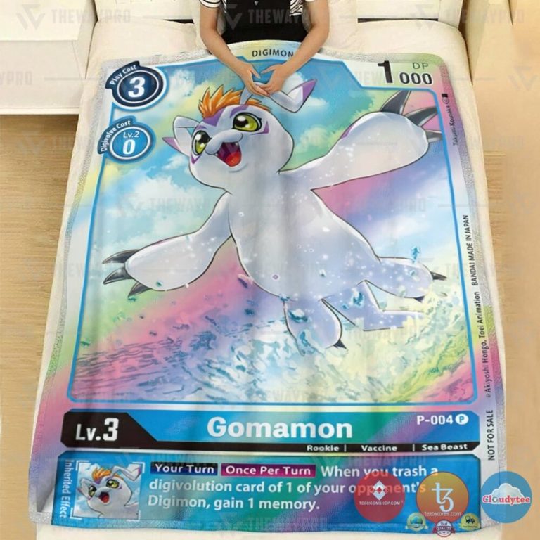 Pokemon-Digimon-Gomamon-Soft-Blanket-1